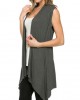 Women Summer Knit Sleeveless Sun Protection Cardigan Sweater Coat