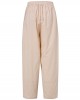 Women Cotton Solid Color Casual High Waist Pants With Pocket